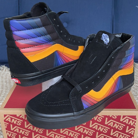 Vans Sk8-Hi Reissue Refract Black/Multi Men’s - Picture 11 of 16